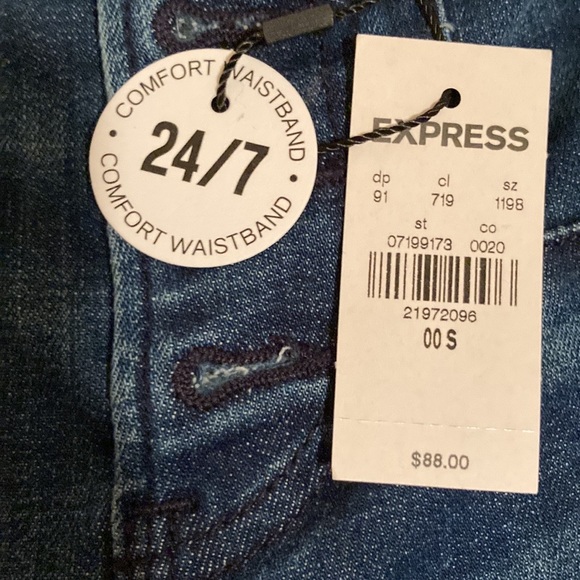 Express Western Dark Skinny Jeans - Picture 7 of 9
